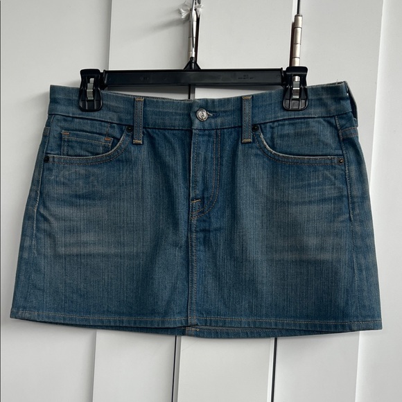 Citizens Of Humanity By Jerome Dahan  Blue Mini Skirt - Picture 1 of 4
